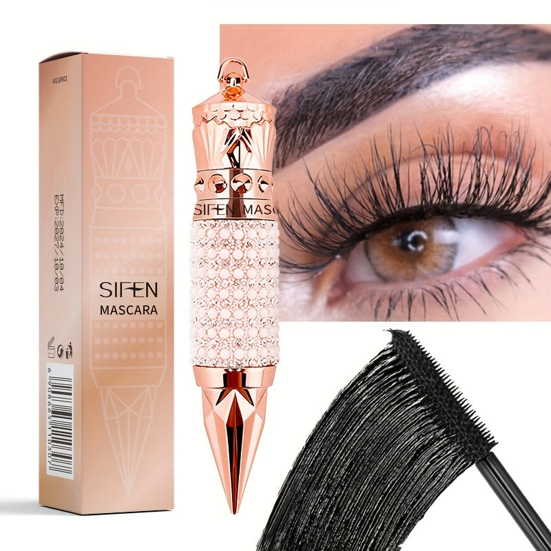 Женская водостойкая тушь для ресниц с металлическим эффектом для объема и длины