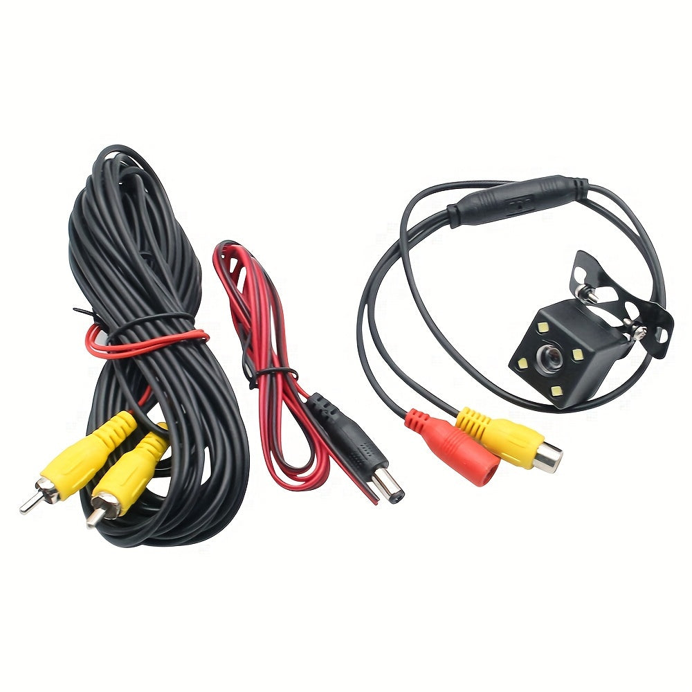 Камера заднего вида для автомобиля 4/8/12 LED 480P, не водонепроницаемая, 12V, камера заднего вида