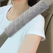 2/4pcs Plush Thickened Extended Shoulder Pads for Car Seat Comfort