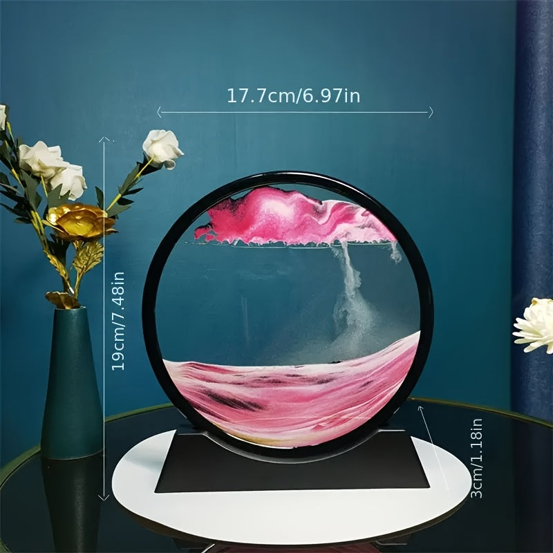 3D Deep Sea Moving Sand Art Display for Home Office Living Room Bedroom