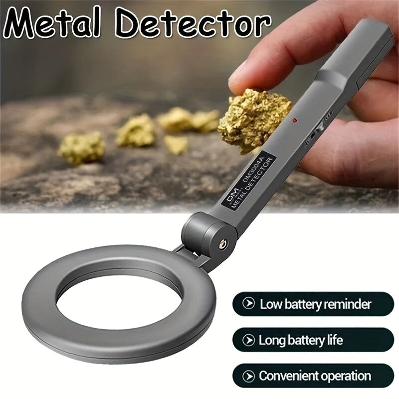 Handheld Folding Mini Metal Detector for Accurate Metal Scanning