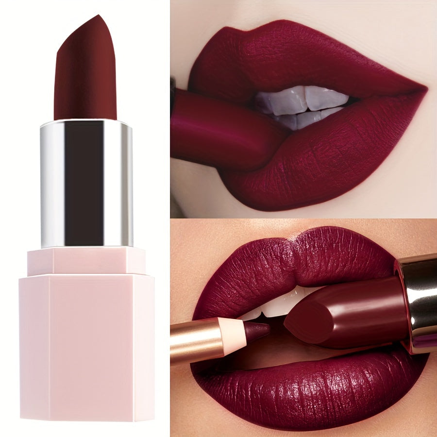 Women's Long-Lasting Waterproof Lipstick Red Non-Stick