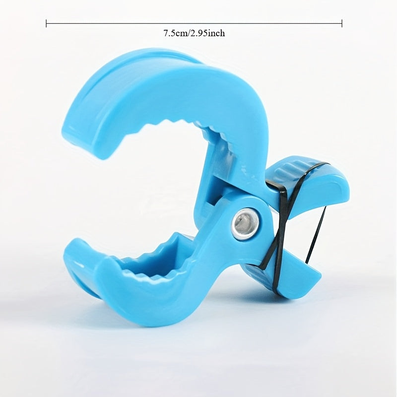 2 ta yorqin bolalar avtomobil o'rindig'i kliplari to'plami - aravachalar, pramlar va chivin to'siqlari uchun kuchli plastik ushlagich o'yinchoqlar va aksessuarlar uchun