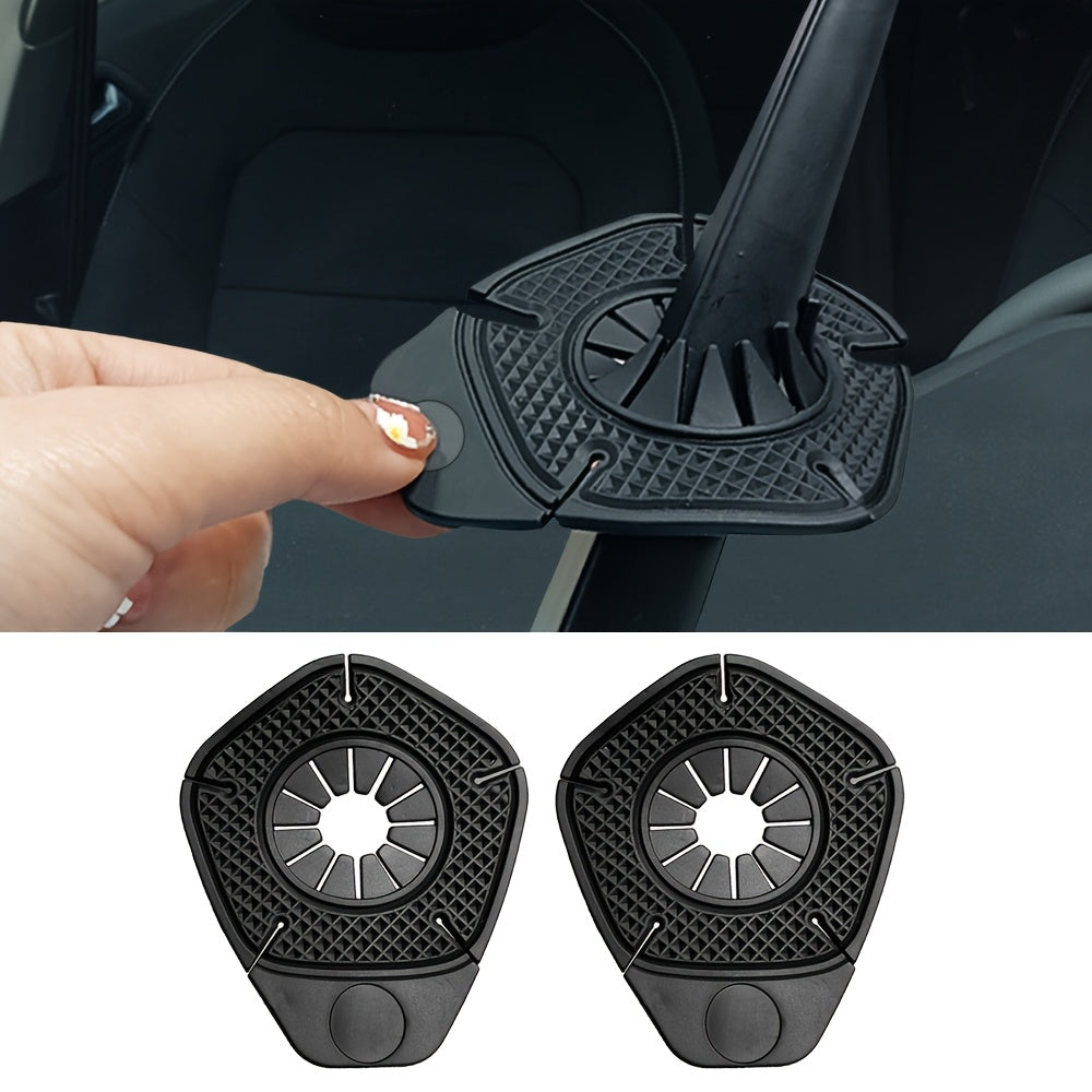 2 Pack Silicone Car Wiper Hole Covers Auto Dust Leaf Protection Durable