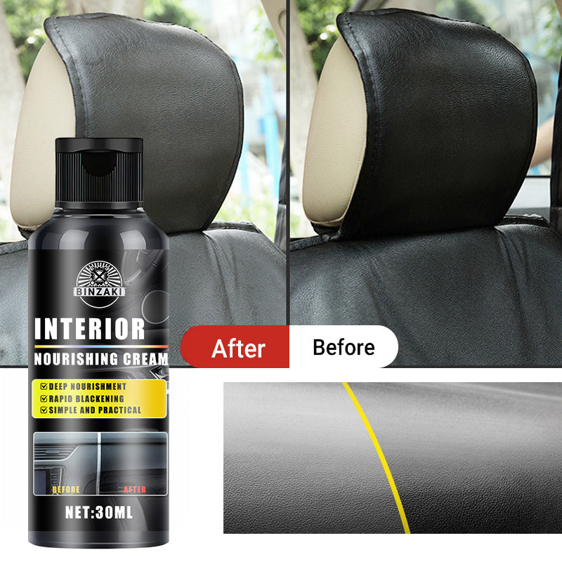 Cera plástica para interior de coche, ennegrecedor de neumáticos, reparación de arañazos en el tablero, brillo de acabado