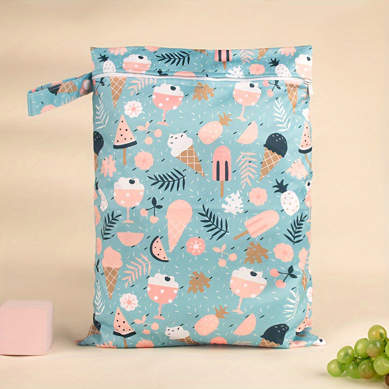 Reusable Waterproof Wet Bag for Travel and Outdoors for Wet Clothes Diapers Swimsuits