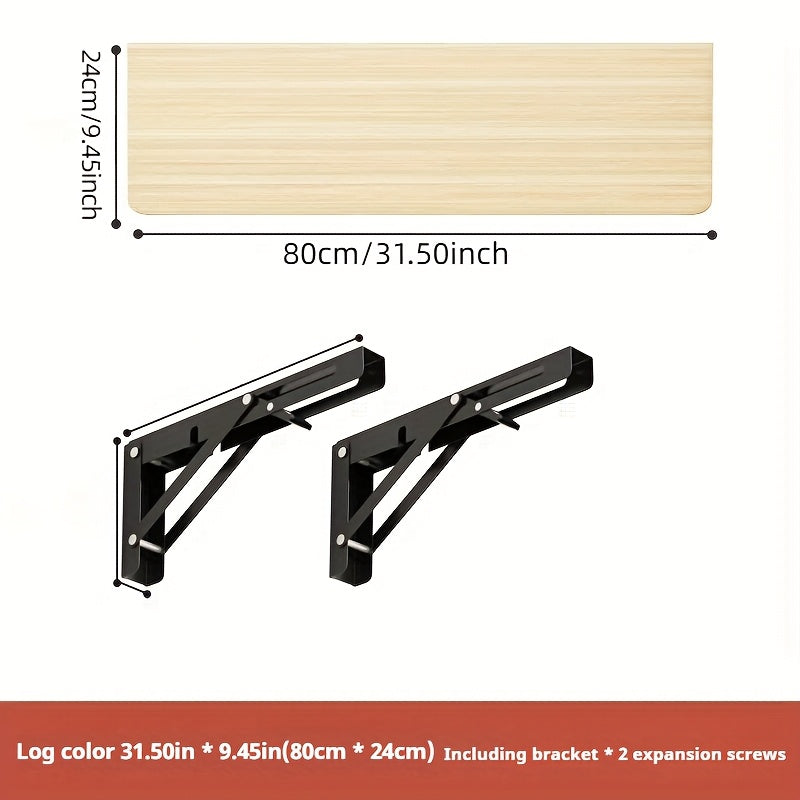 Белый деревянный настенный складной стол с регулируемой подставкой для компьютера и ноутбука из коркового материала, идеально подходящий для организации пространства в домах и офисах, на кухнях и в общежитиях.