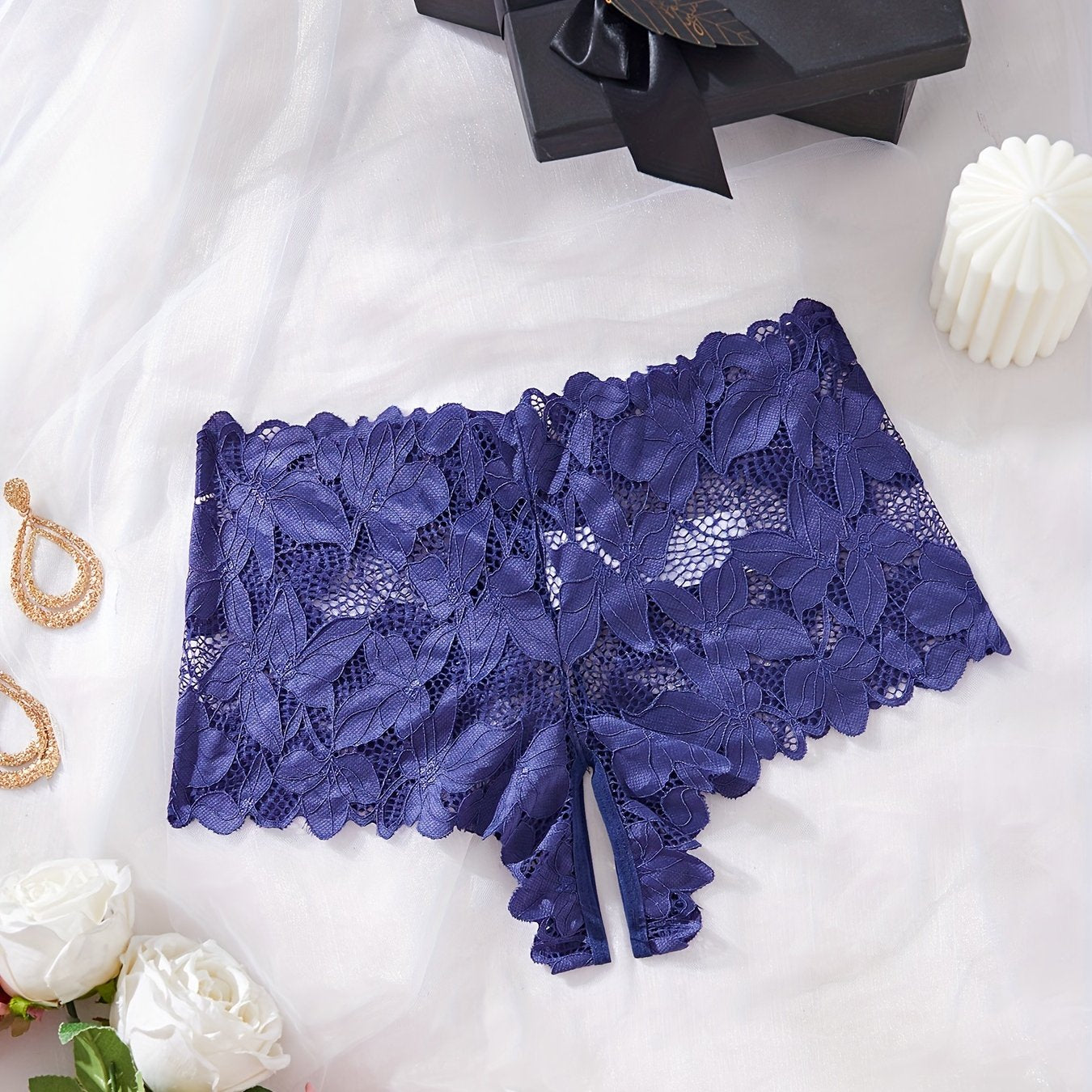 Кружевные трусики для женщин с дизайном кленового листа, сексуальное нижнее белье