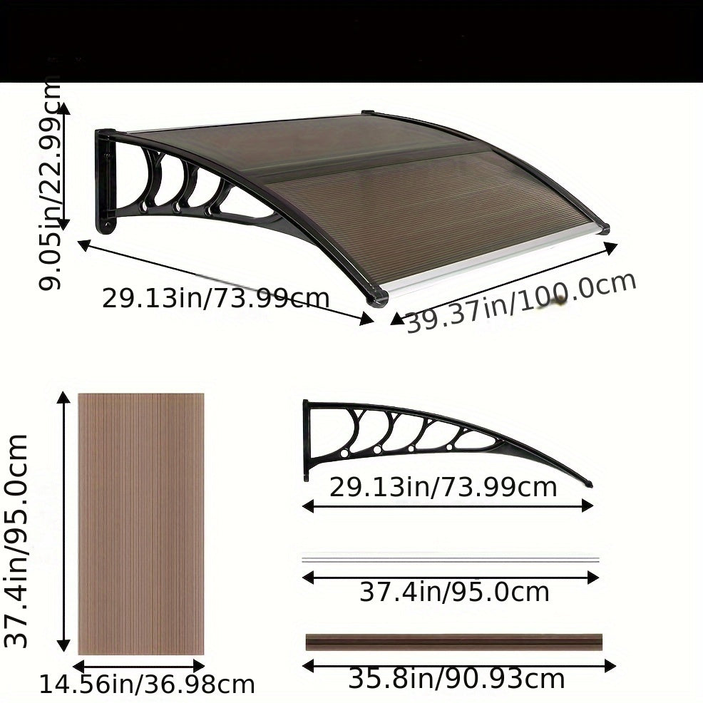 Artificial Plant Cover Brown Plastic Leaf Design for Decor