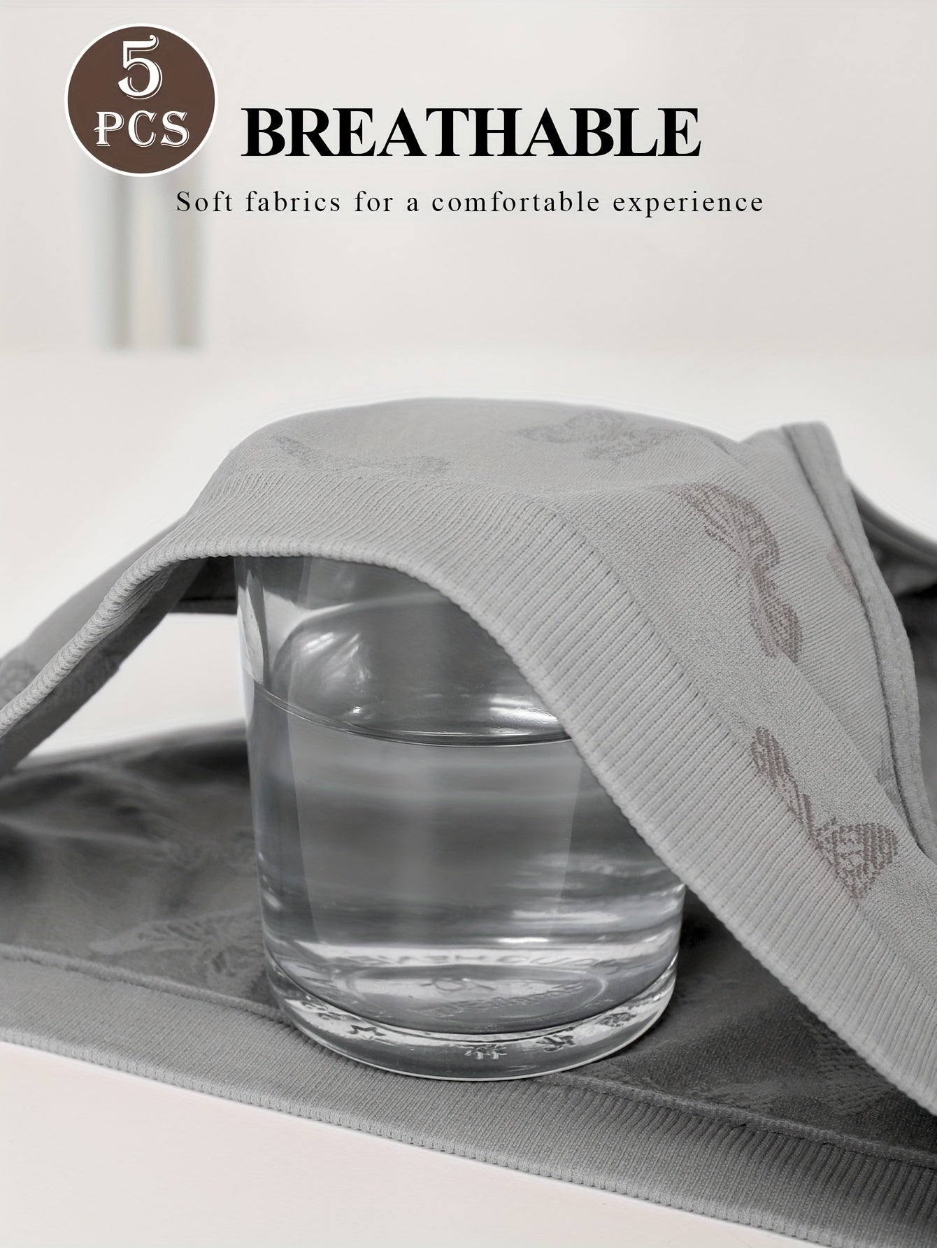 Women's Breathable Cotton Briefs with Butterfly Print, Comfortable Lingerie Underwear