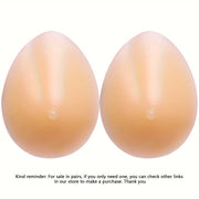 Ladies' Silicone Breast Enhancement Pads Water Drop Shape for Medical Prosthesis