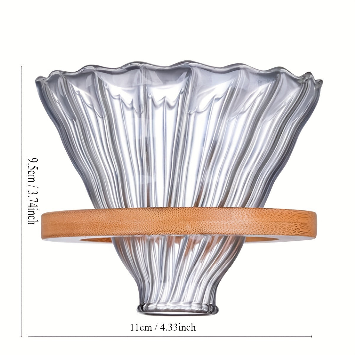 Premium Glass Coffee Funnel for Perfect Brews, Kitchen & Dining Accessory