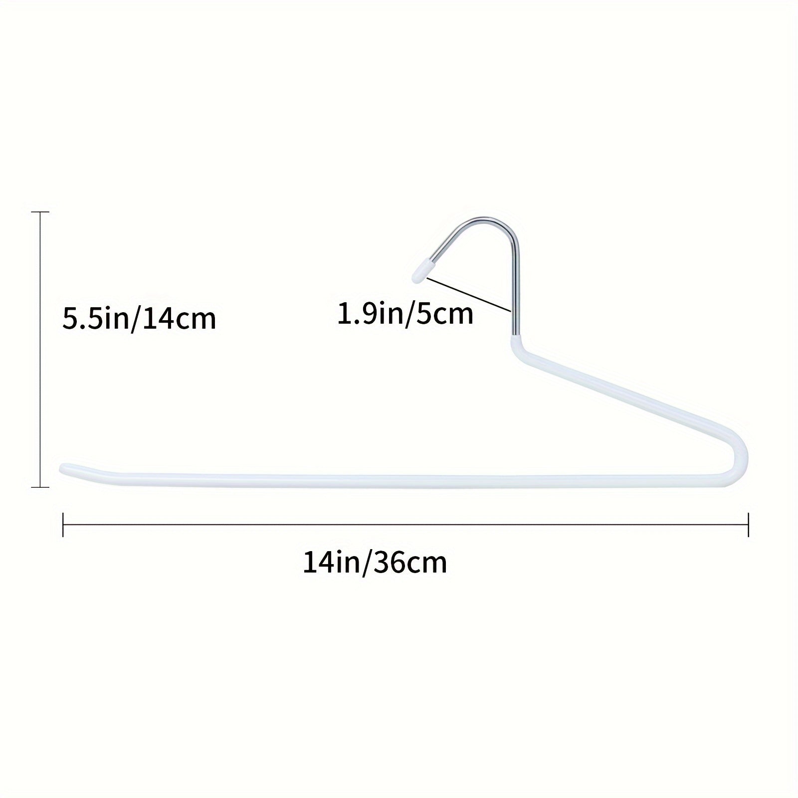 Perchas abiertas para pantalones para almacenamiento de ropa