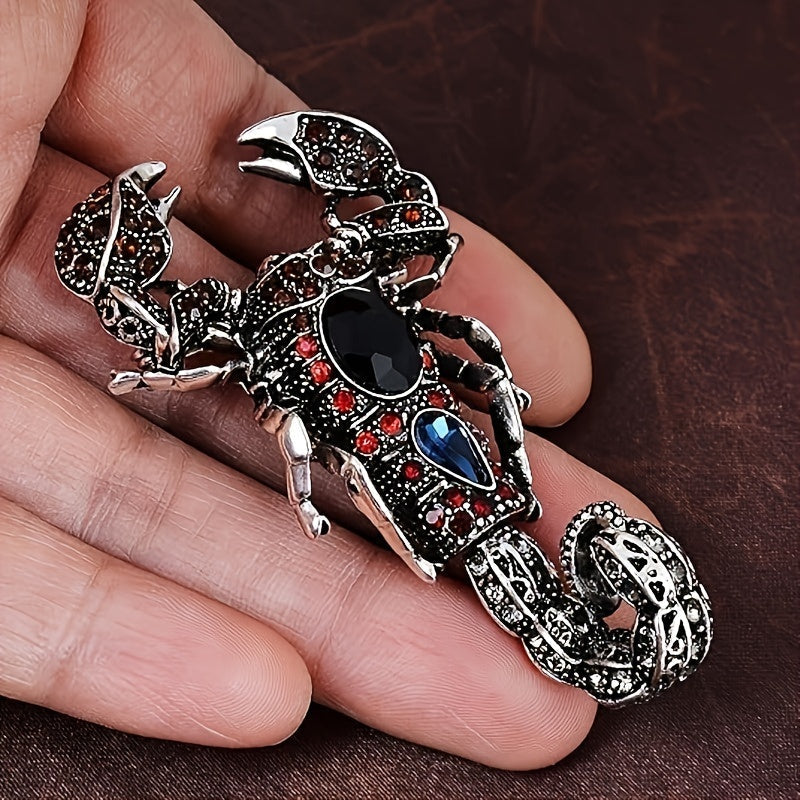 Men's Animal Brooch Rhinestones Zinc Alloy Trendy Multi-Purpose Accessory