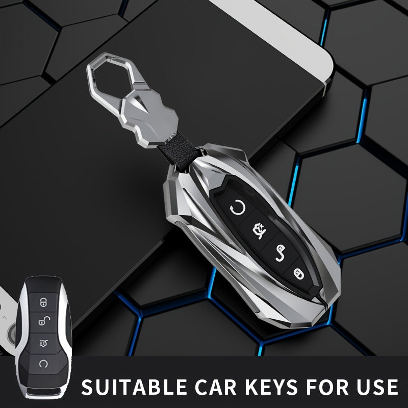 Universal Car Remote Key Case Cover Shell for Sedan SUV Black Durable Protectant