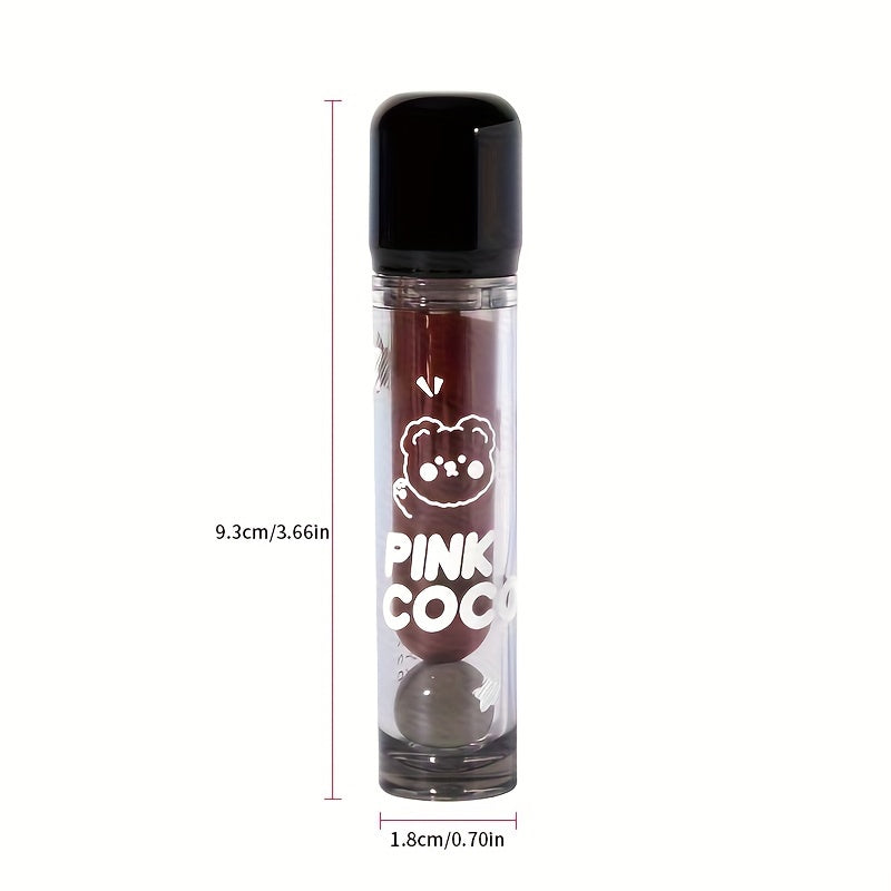 Qizlar uchun lab bo'yog'i uzoq davom etadigan tabiiy nude shaffof yakun