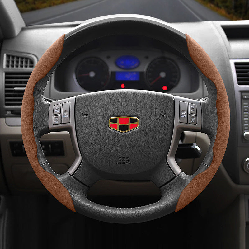 Universal Fleece Anti-Slip Ultra-Thin Steering Wheel Cover for All Seasons