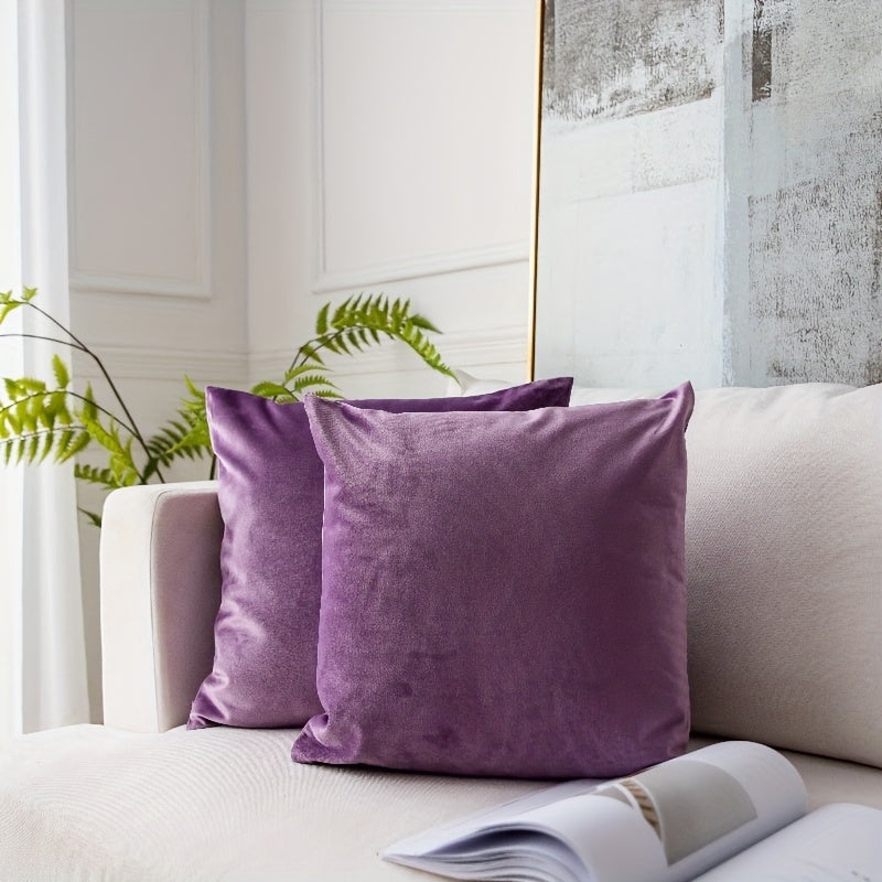 Soft Cotton Pillowcase with Hidden Zipper for Home and Office Decor