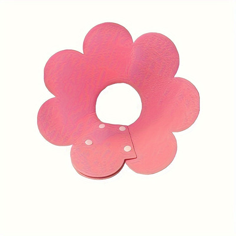 Sunflower-Shaped Cat Recovery Collar Adjustable Post-Surgery Wound Healing Cone