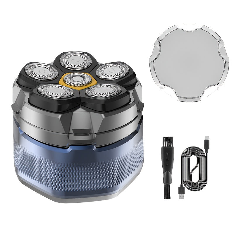 Cortapelos eléctrico para hombres, recargable por USB, afeitadora inalámbrica con pantalla LED de energía