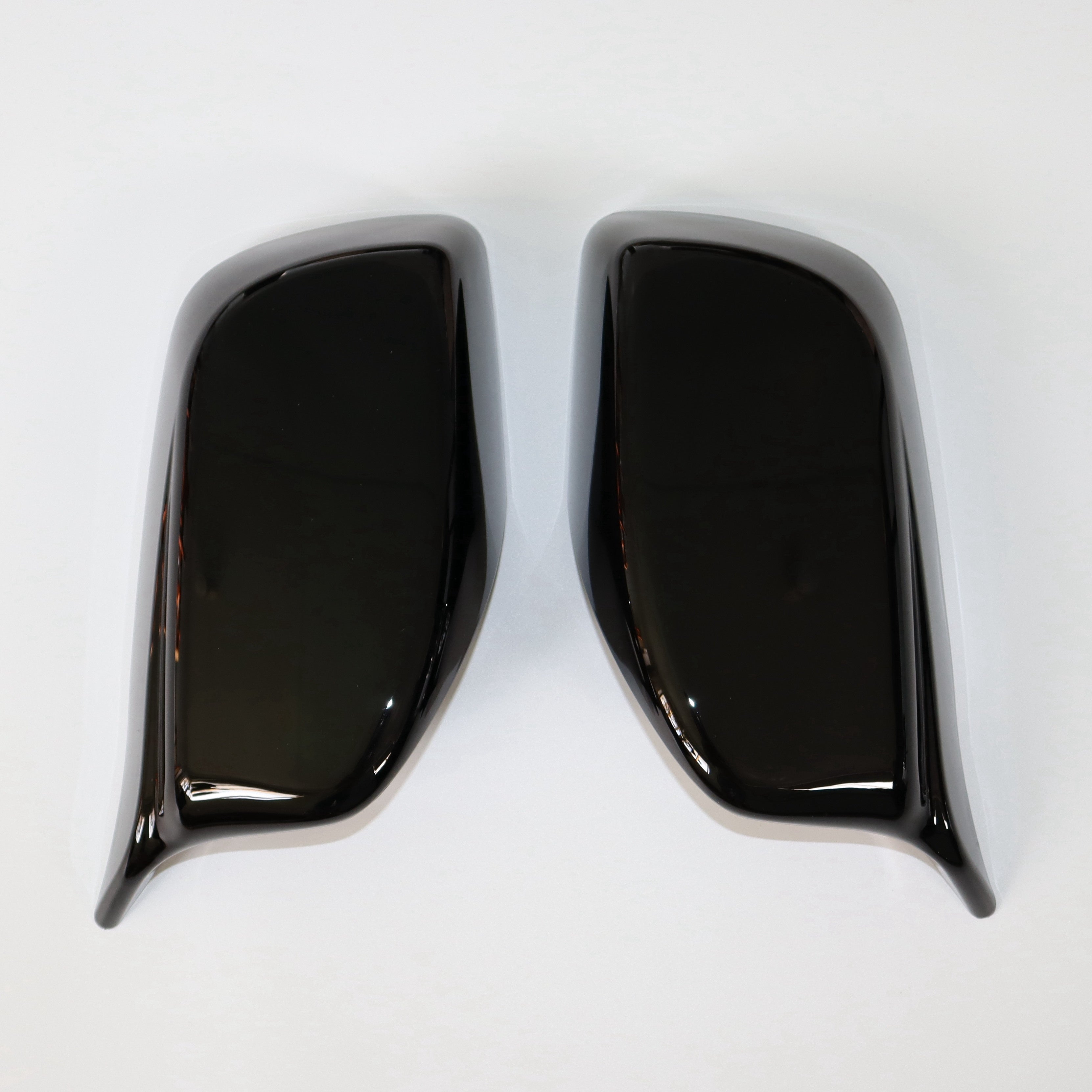 Оболочка зеркала заднего вида ярко-черного цвета с узором из углеродного волокна для 5 серии E60/E61