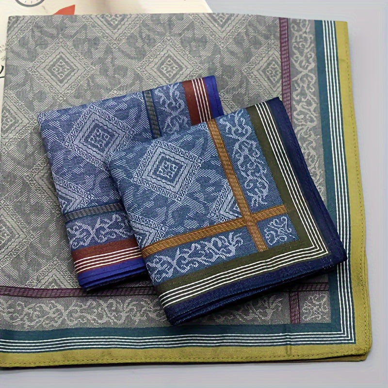 Erkaklar paxtali jakard sharf, qalin, teri so'radigan, nafis rangli, to'qilgan