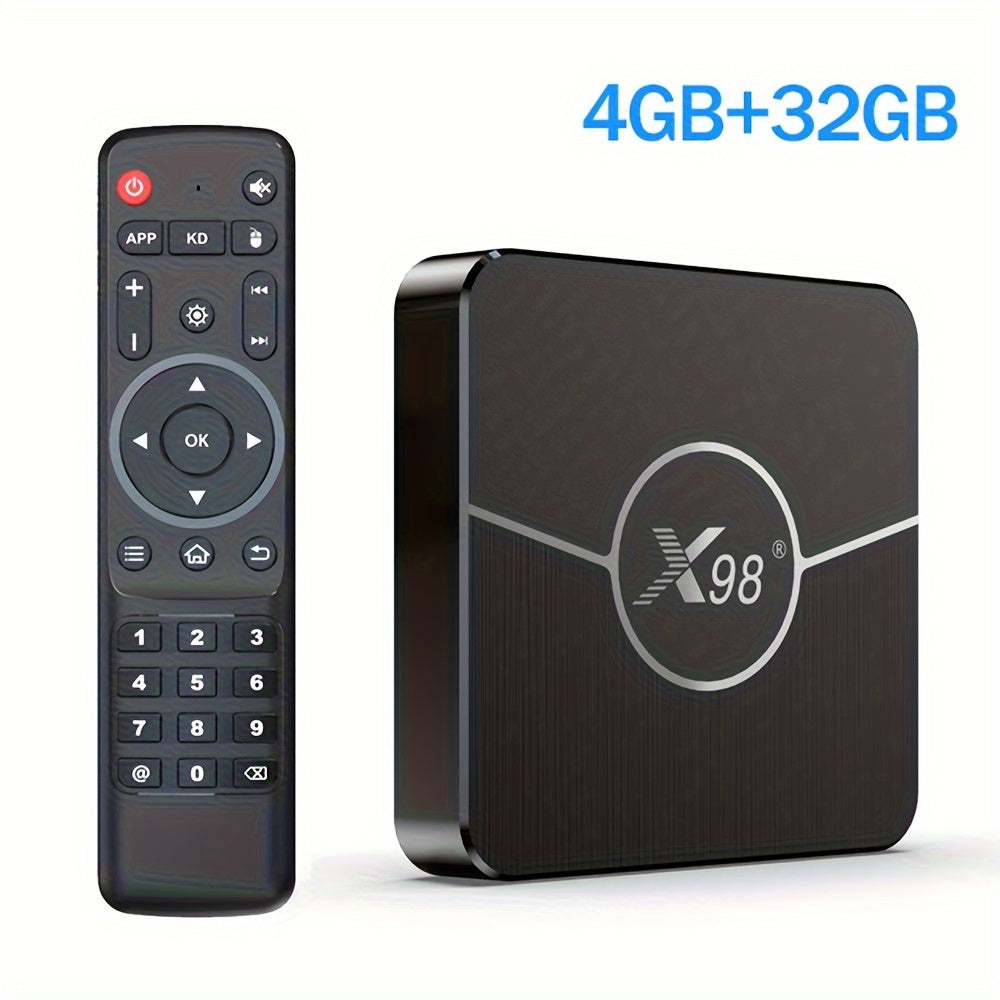 Smart TV Box Android 11 4K Support H.265 AV1 Dual WiFi Media Player