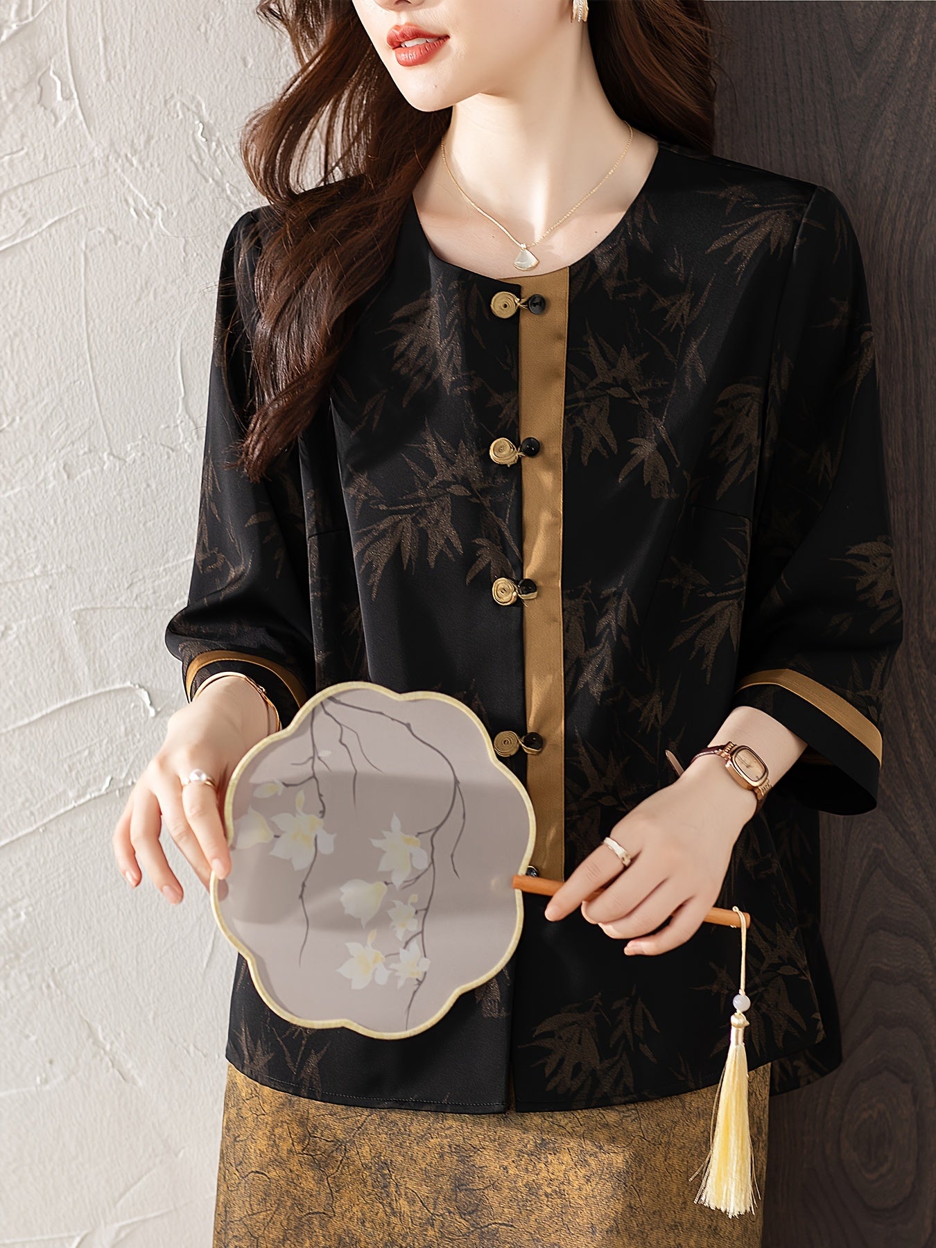 Women's Summer Chinese Style Shirt Cotton National Style Top