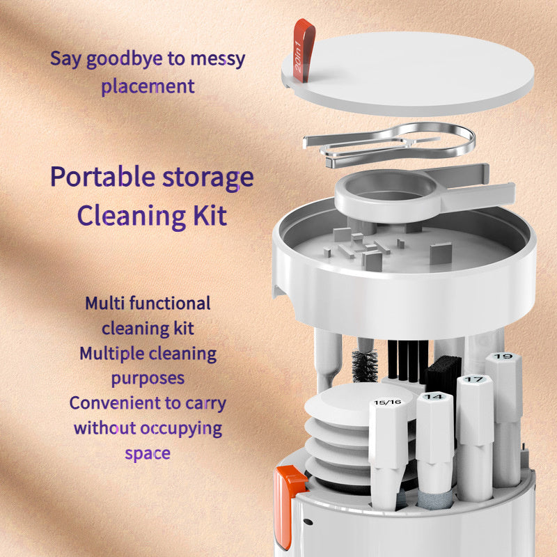 Cleaning Kit for Mechanical Keyboards and Electronics 20-Piece Dust Removal Tools