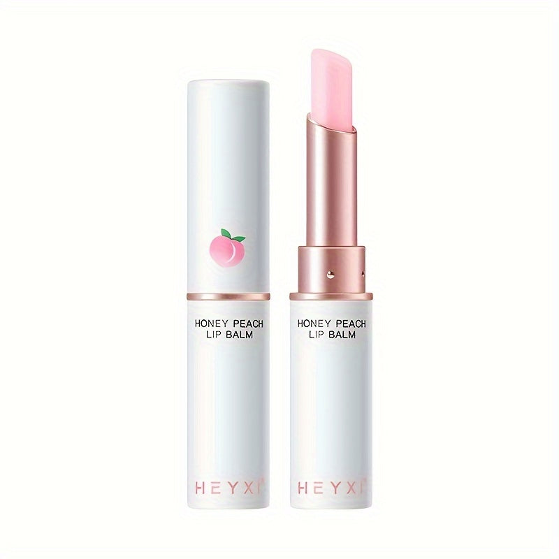 Bálsamo labial de durazno para mujer, hidratante y humectante, mascarilla para labios, regalo