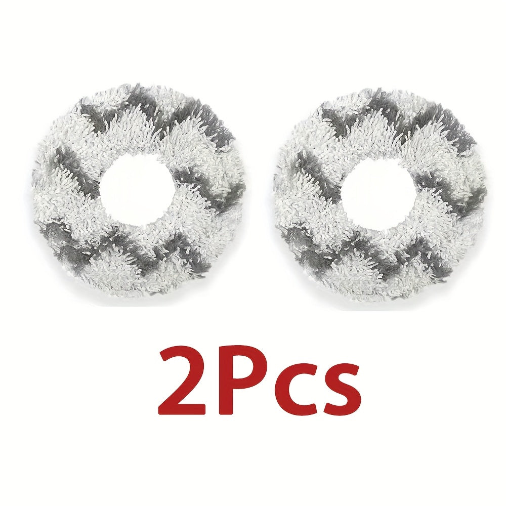 Dreame L10s Ultra/L10 Ultra/X40 Ultra robot tozalagich qismlari uchun 2/6 dona mopa mato padlarini almashtirish. Dreametech X30 Ultra bilan mos keladigan nam mop pad. Qayta ishlatiladigan va yuviladigan.