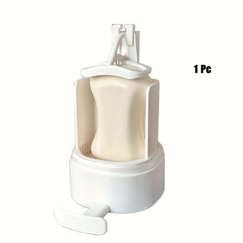 Yaratuvchan devorga o'rnatiladigan sabun maydalagich dispenseri, zanglamaydigan po'lat va plastik bar sabun qirqgichi bilan. O'rnatish uchun teshik ochish shart emas. Uy va mehmonxona hammomlari uchun mukammal.