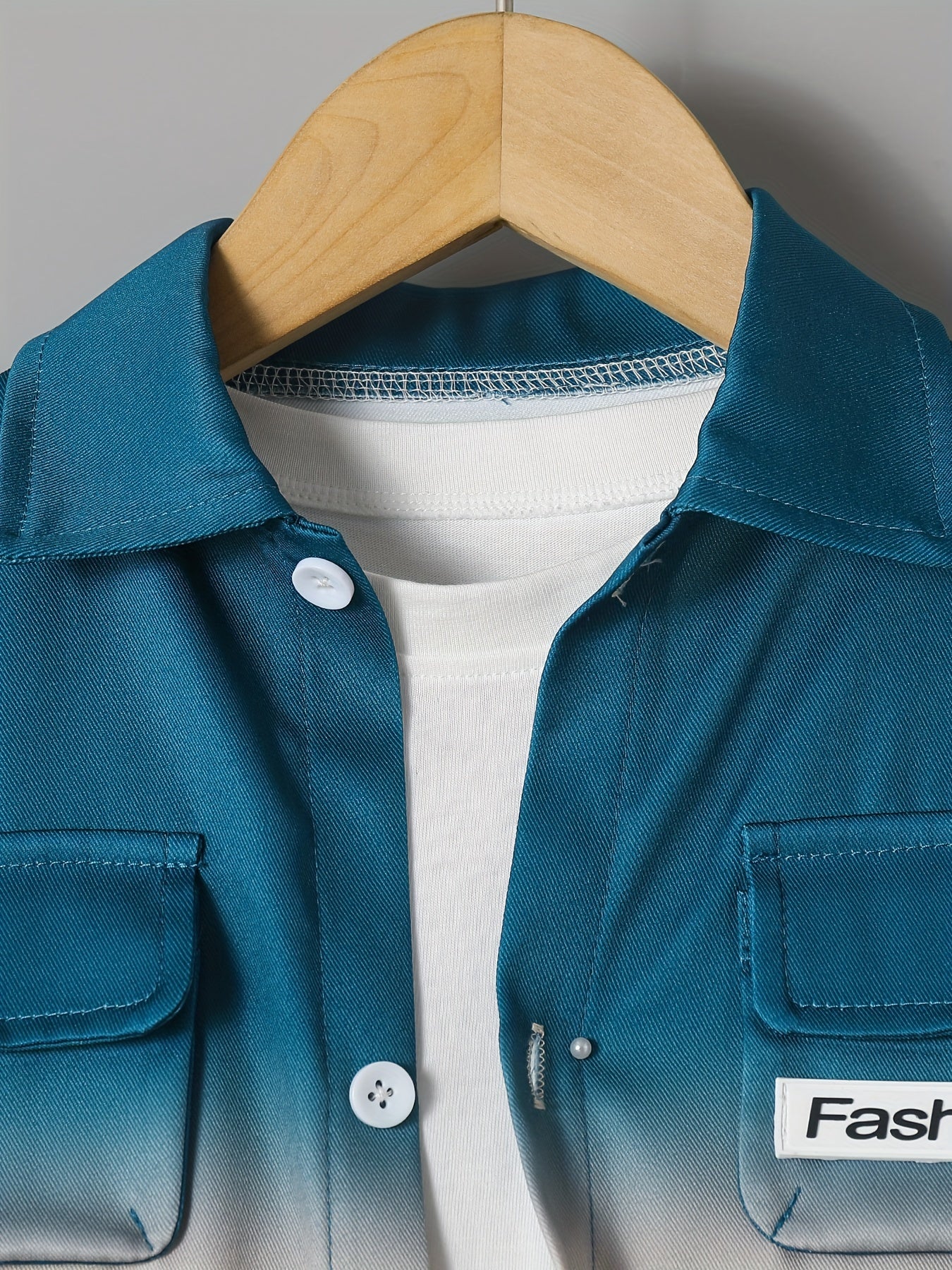 Boys' 2-Piece Set Long Sleeve Digital Print Shirt and Pants Casual Autumn Winter