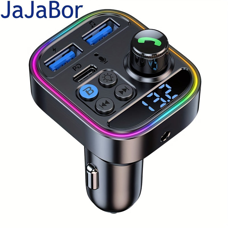 Wireless Car FM Transmitter Receiver Wireless Music Voice Broadcast Multi-USB