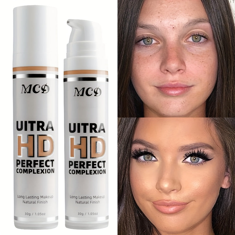 Women Full Coverage Concealer Waterproof Long Lasting Liquid Foundation for Dark Circles