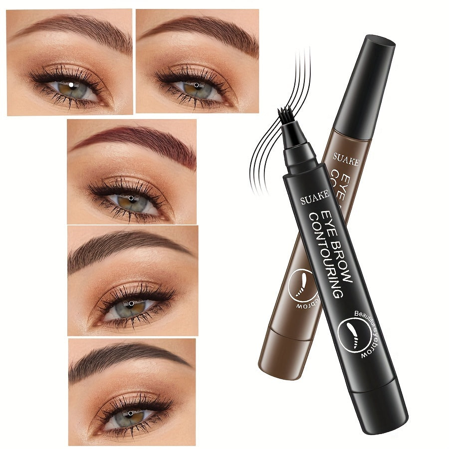 Waterproof Eyebrow Pen for Women Long-Lasting Non-Smudge Natural Look