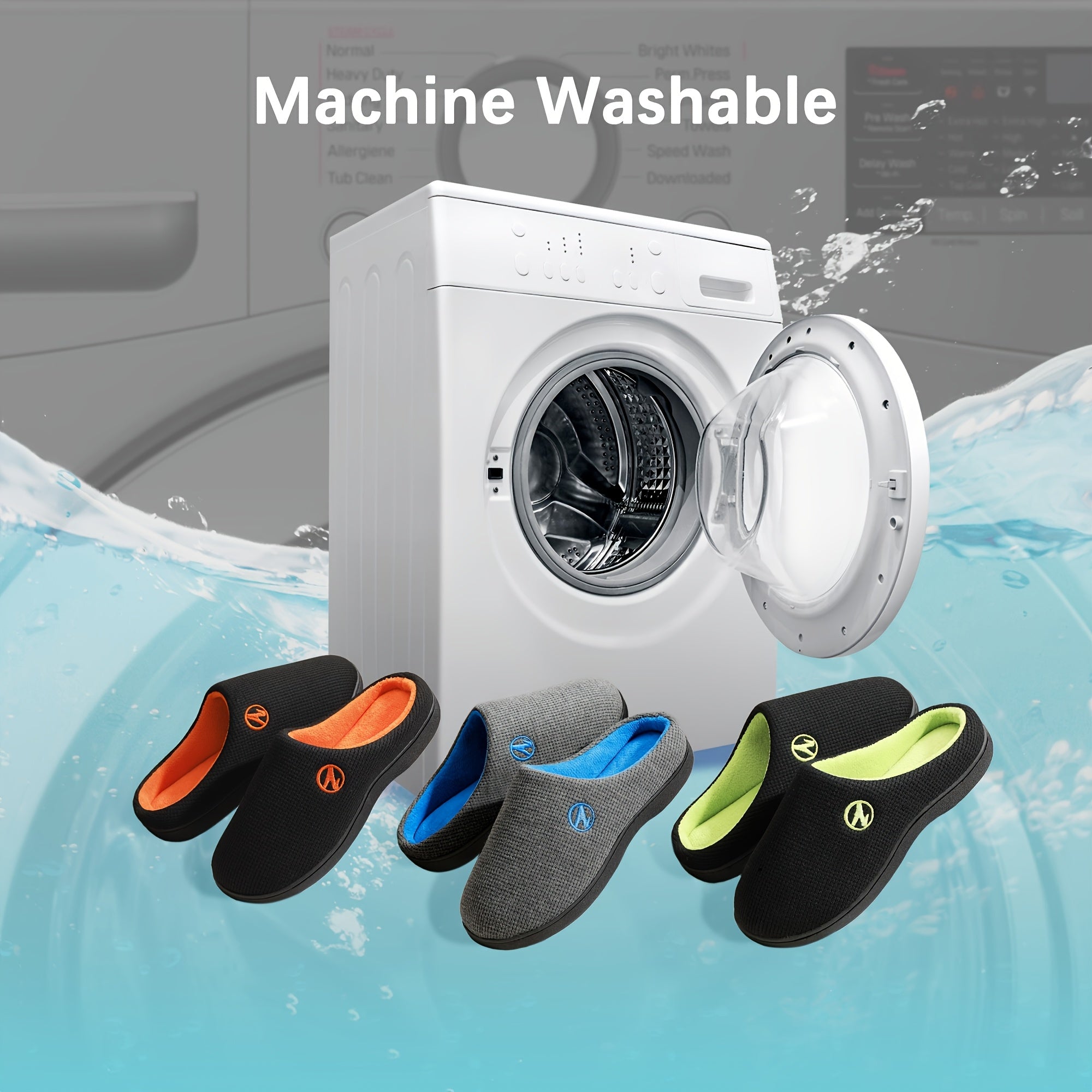 Unisex Warm Plush Slippers with Soft Sole Non-slip Comfortable Indoor Shoes