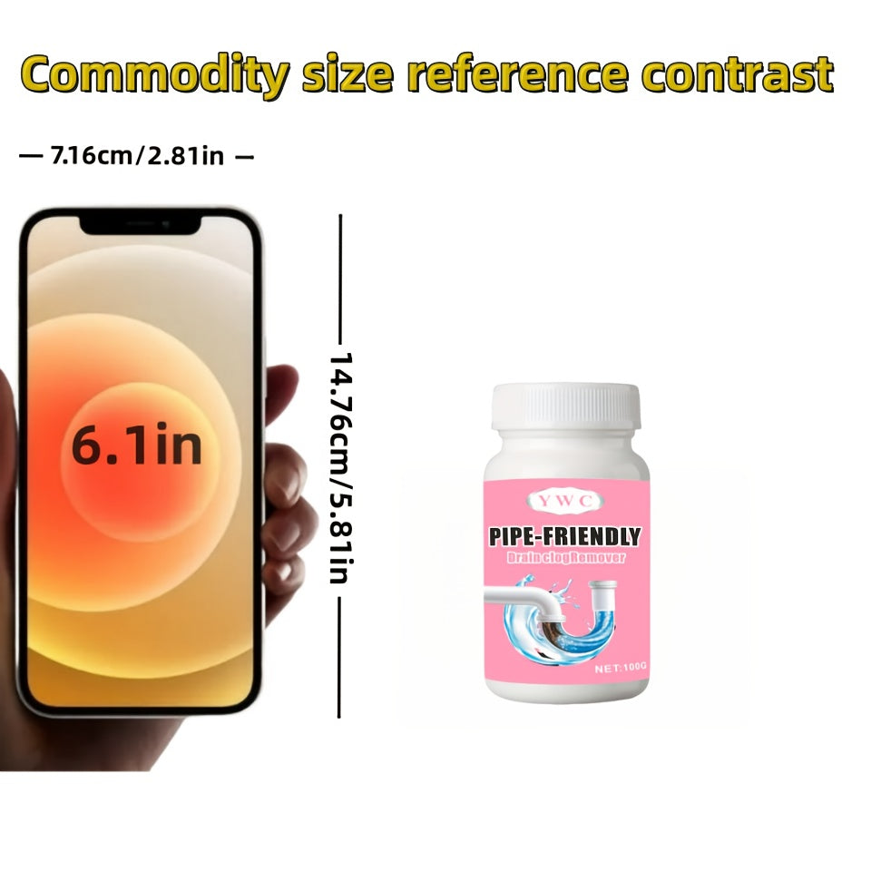 100g Pipe Cleaning Powder for Kitchen and Bathroom Drain Unclogging
