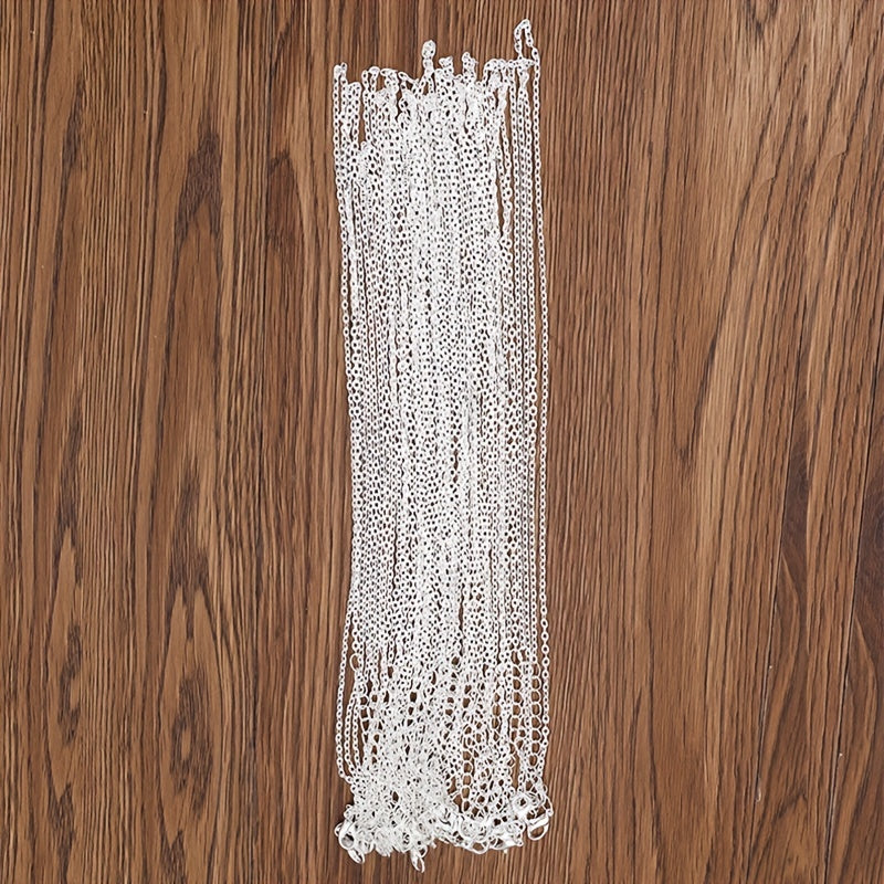 Set of 20 Shiny Cross Necklaces for Pendant Chains and Handmade Accessories