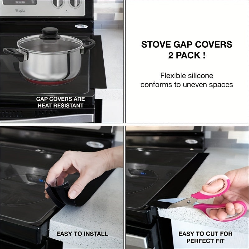 Silicone Stove Top Cover Heat-Resistant Non-Slip Spill Protector for Kitchen and Dining
