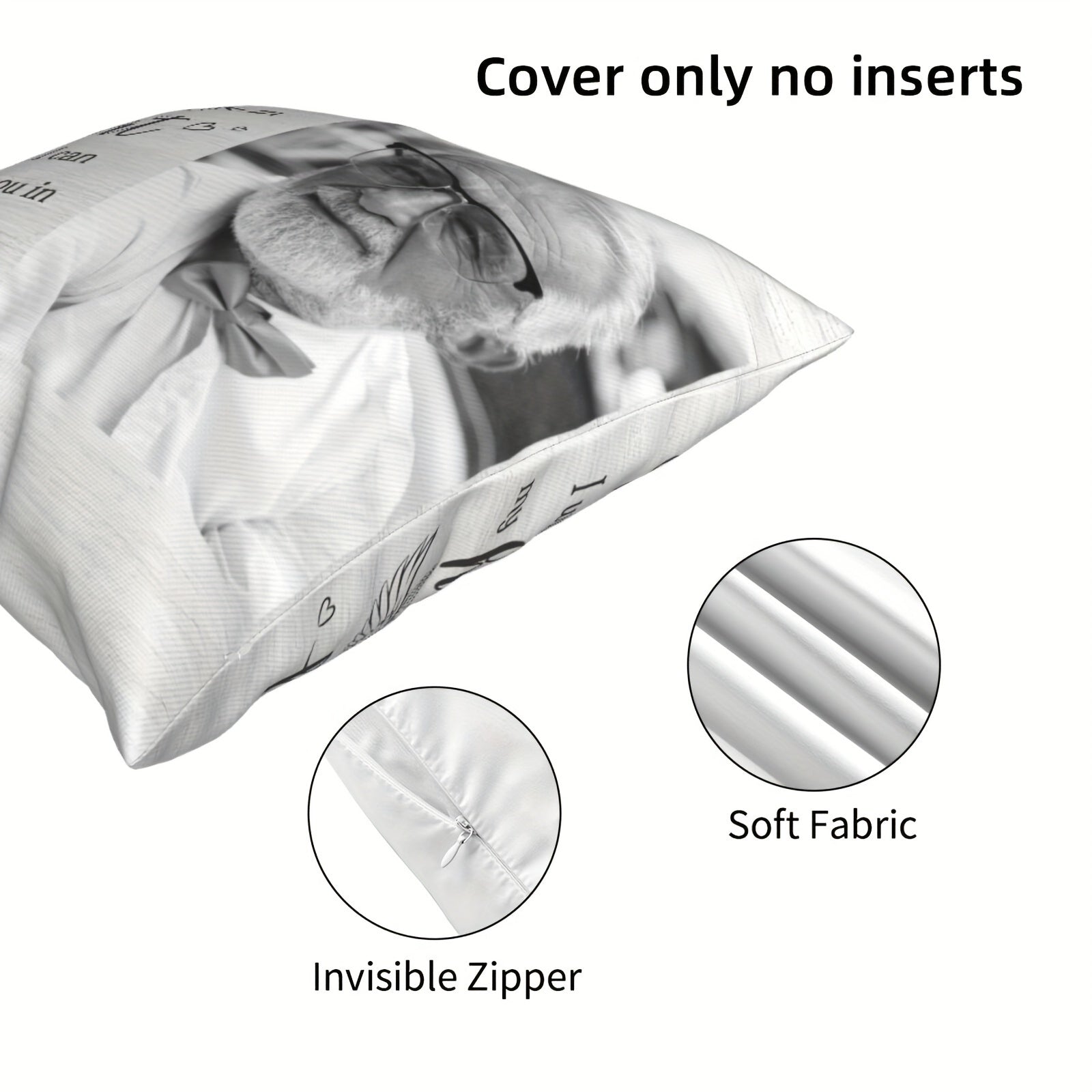 Personalized Dad Tribute Pillowcase Memorial Gift for Sympathy Home Decor