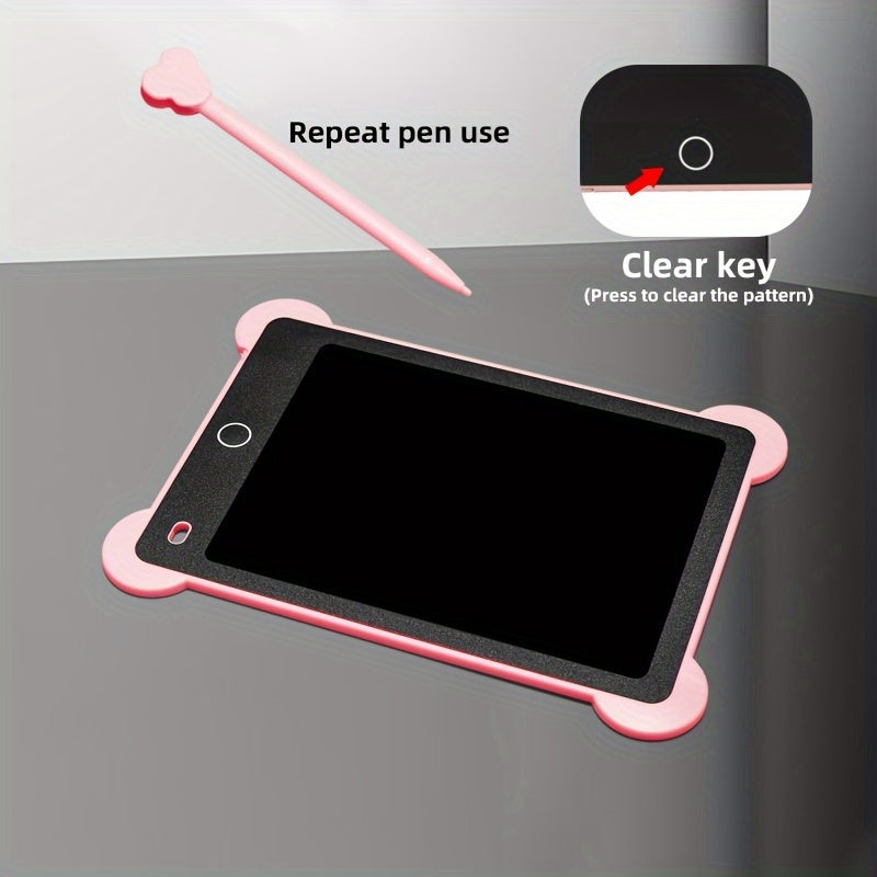 Tableta de escritura LCD de 21.59cm para dibujar y garabatear con borrado con un clic para niños y adultos