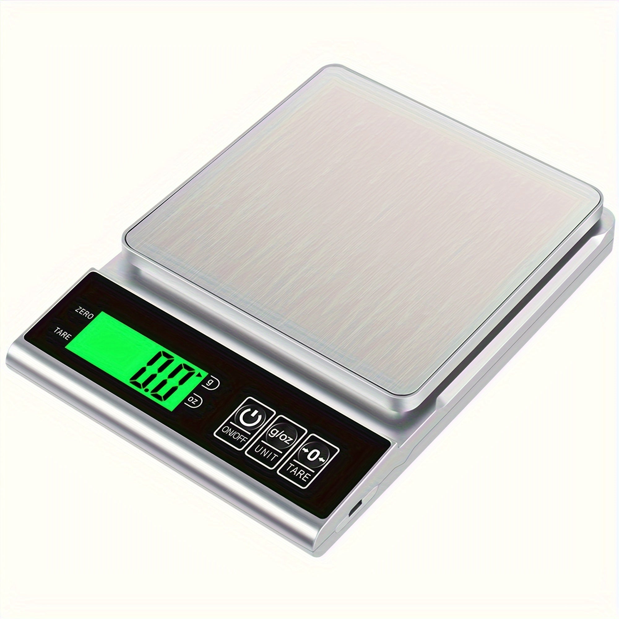 Digital Kitchen Scale 105.8oz to 0.0035oz Food-Safe ABS Battery Powered