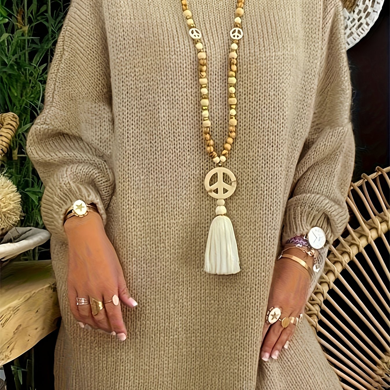 Women's Oversized Casual Sweater Polyester Knit Long Sleeve Solid Color Winter Spring