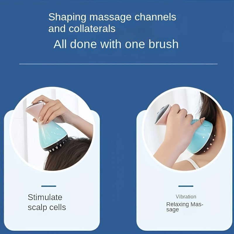 Ikki rejimli elektr Gua Sha yuz massaj qiluvchi qurilma, qayta zaryadlanadigan batareya/USB, 2000mAh, pushti va ko'k gradient dizayni, yuz va bo'yin parvarishi go'zallik qurilmasi