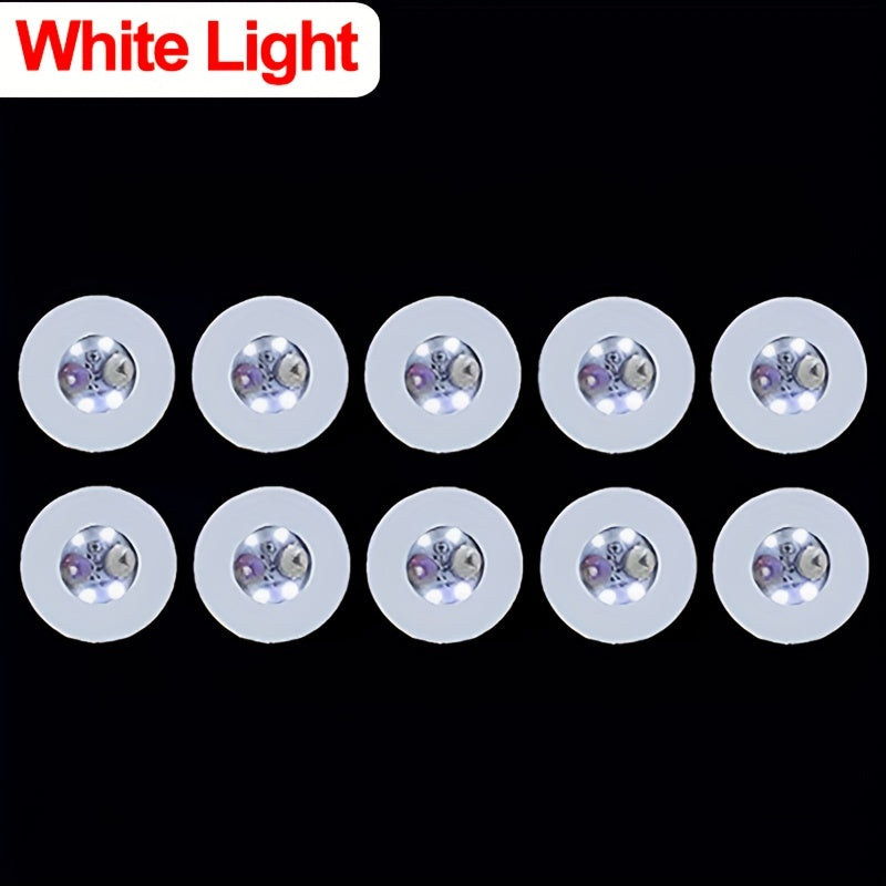 LED Coaster Stickers Sets of 1 5 or 10 for Drinking Glasses Wine Bottles Party Decor