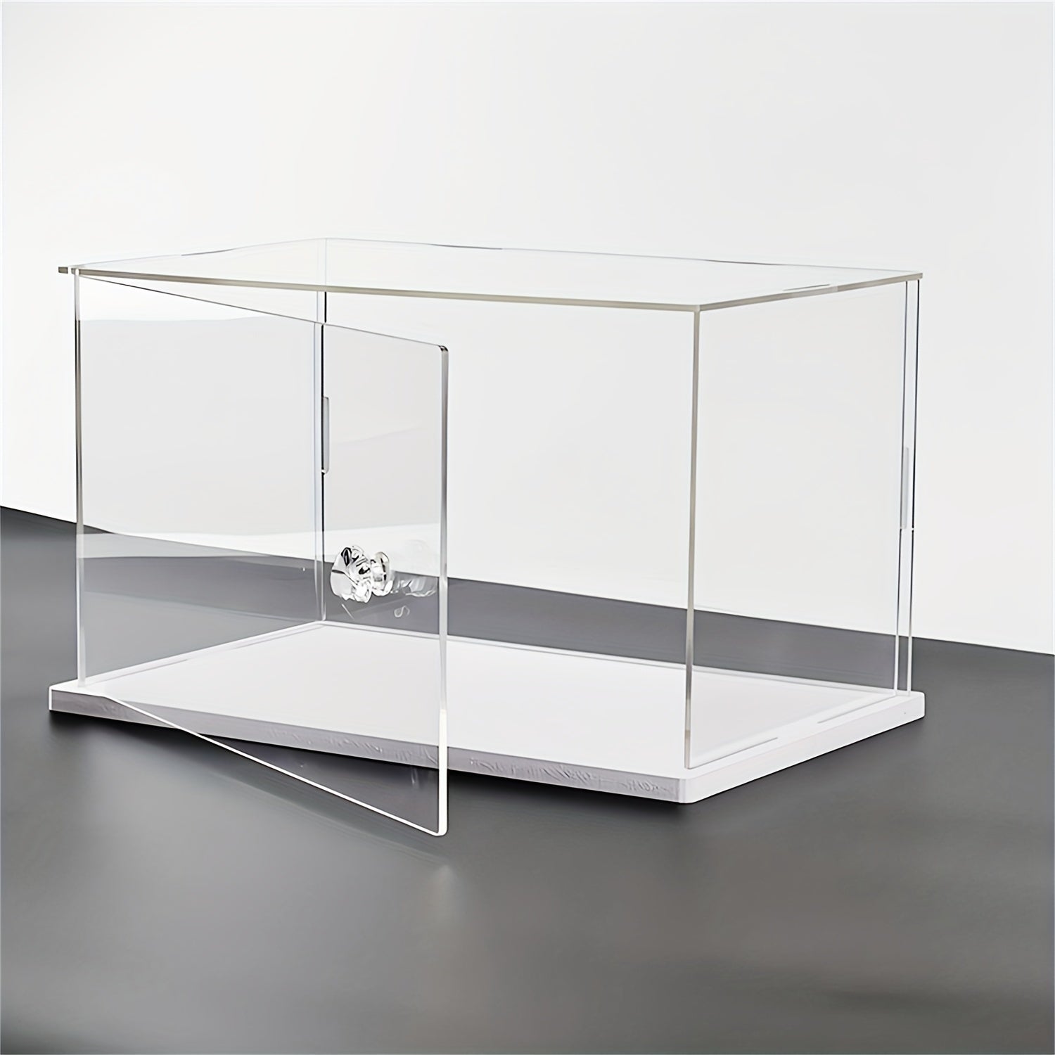 Acrylic Display Case with Door for Collectibles and Toys 10-15 Inch H x 20-25 Inch W