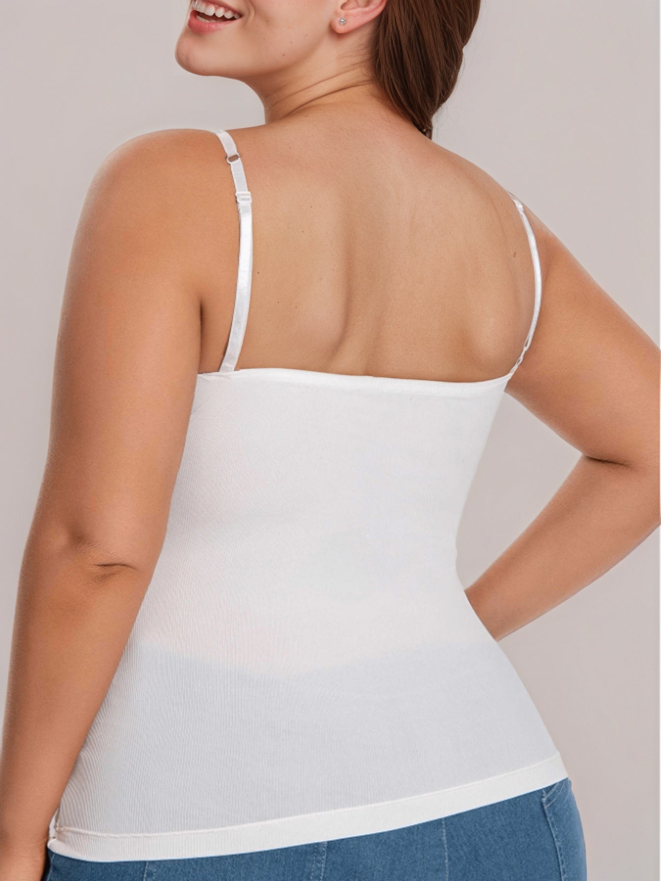 Plus Size Women's Sports Tank Top Sleeveless Breathable Stretchy Workout Shirt