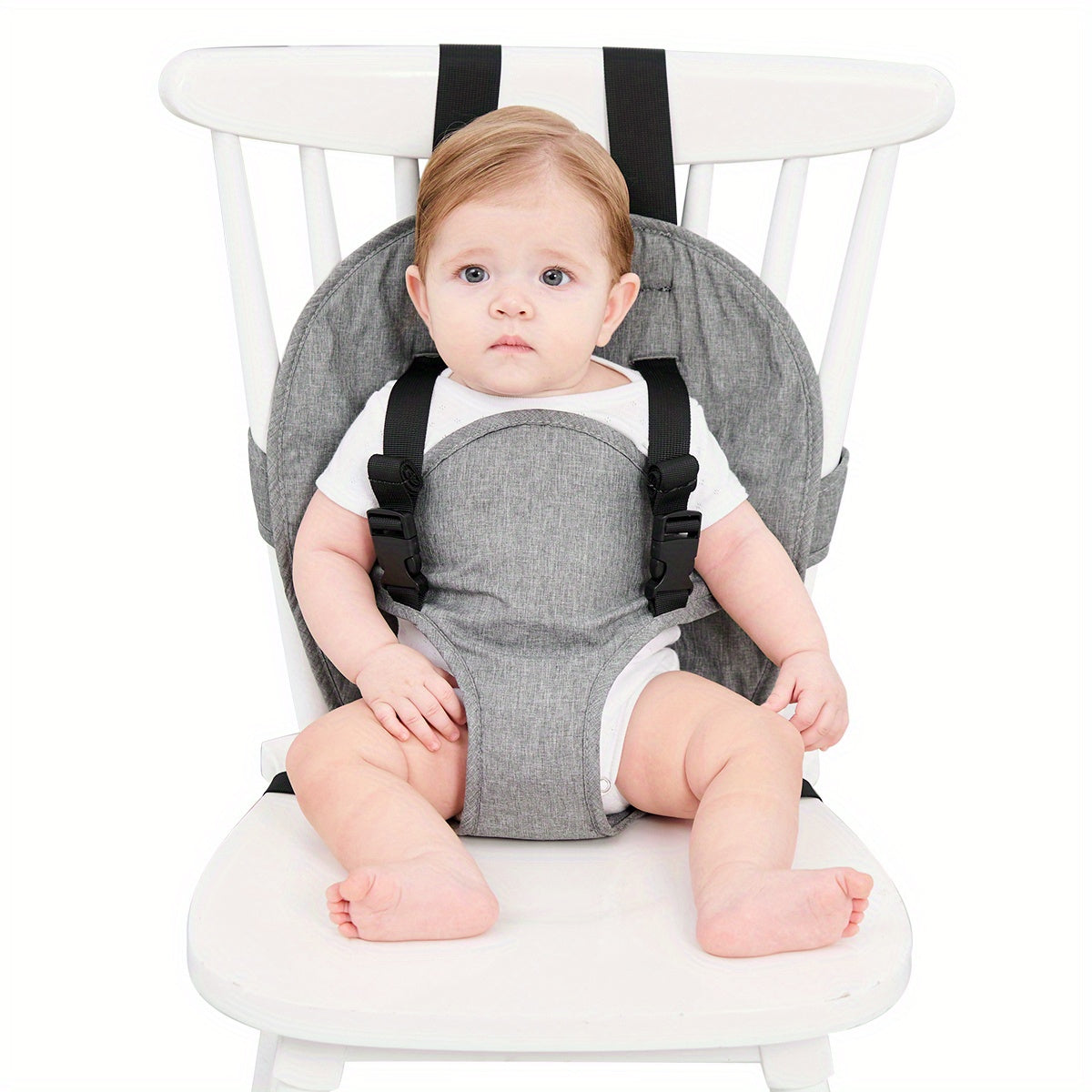 Child Safety Harness for Portable High Chair Adjustable Straps Phthalate-Free Seat