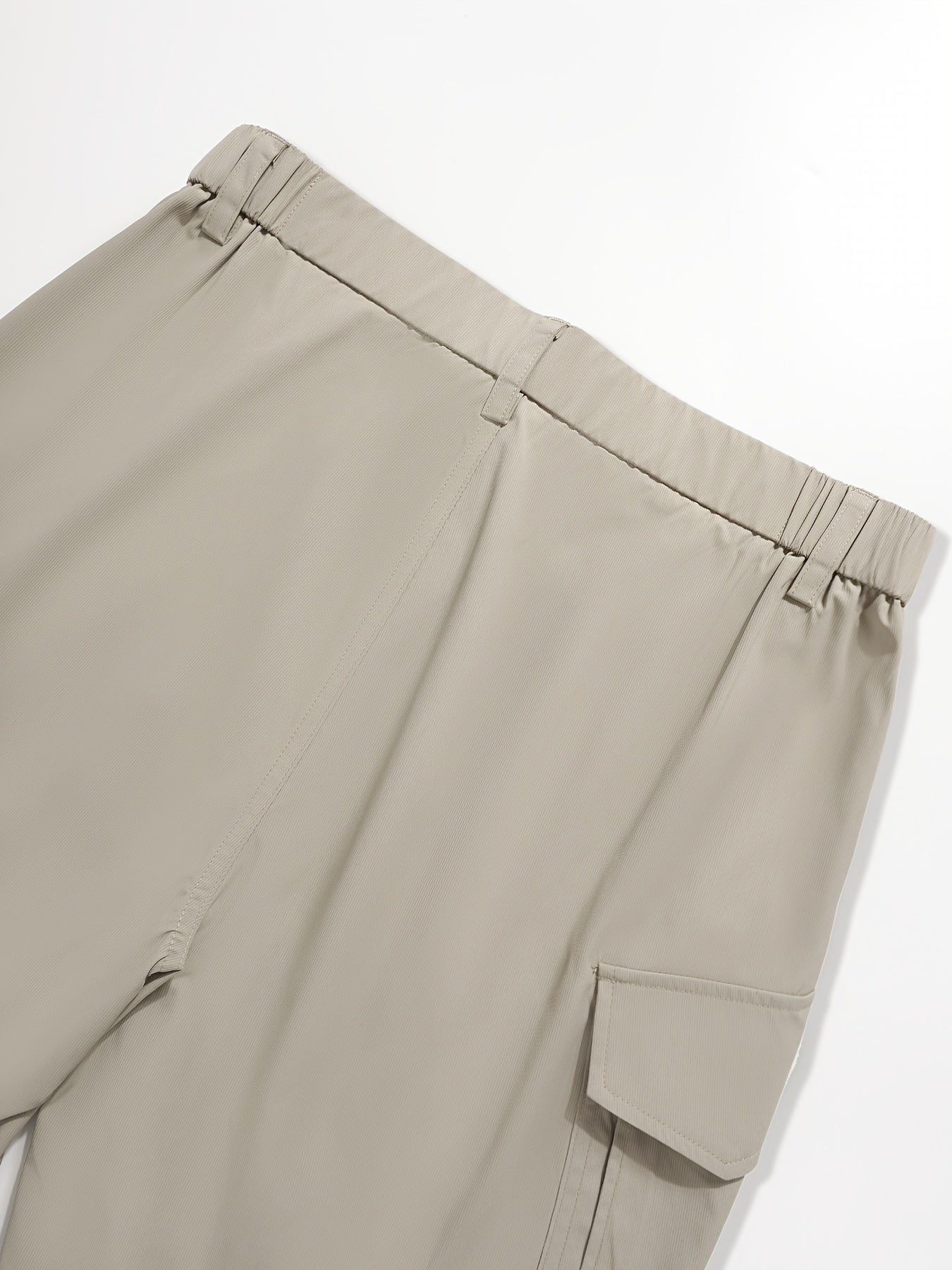 Pantalones tácticos de cargo para hombre de color sólido, ajuste regular, para todas las estaciones, poliéster con bolsillos multifunción